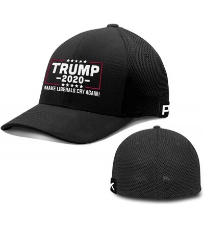 Baseball Caps Trump 2020 Hat Make Liberals Cry Again Flex Fit Baseball Cap - Black - CX18UUQO5XC $22.02