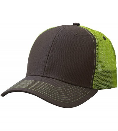 Baseball Caps Unisex-Adult Sideline Cap - Dark Grey/Neon Green - CD18E3XHL4E $17.16