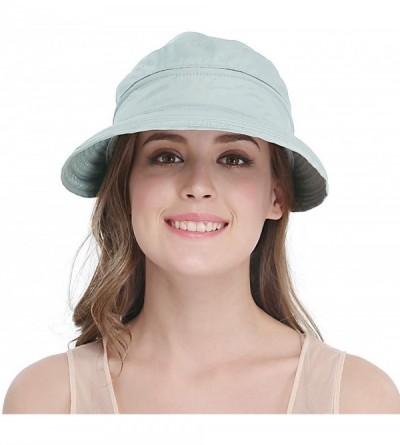 Sun Hats Wide Large Brim Sun Hat Summer UV Protection Thin Hat 2 in 1 Beach Sun Hat - Grey - C112B7UNDH5 $23.99