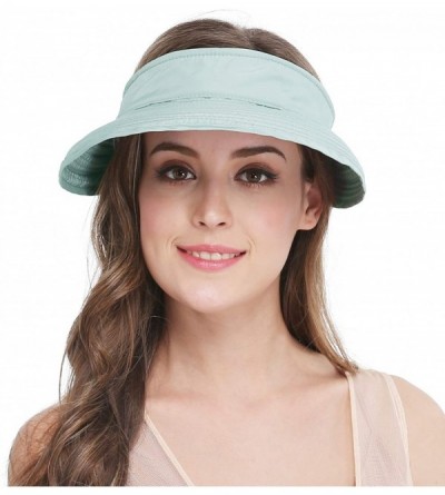 Sun Hats Wide Large Brim Sun Hat Summer UV Protection Thin Hat 2 in 1 Beach Sun Hat - Grey - C112B7UNDH5 $11.83