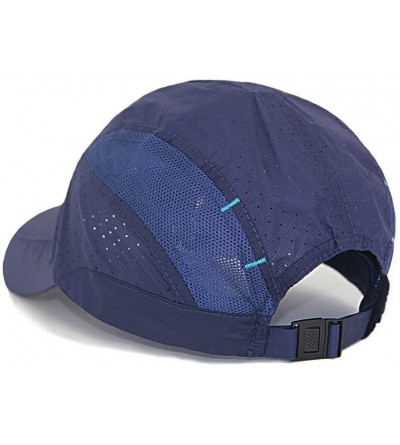 Sun Hats Sport Cap Summer Quick-Drying Sun Hat Unisex UV Protection Outdoor Cap - Navy Blue - CV17Y0N59M8 $8.59