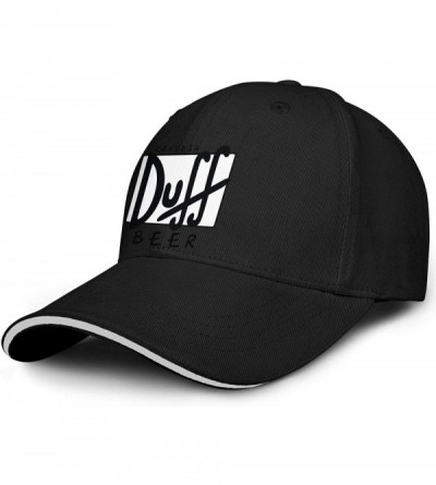 Baseball Caps Duff Beer Logo Womens Baseball Trucker Protection - Duff Beer Logo-37 - CX18X8R8T4Q $44.11