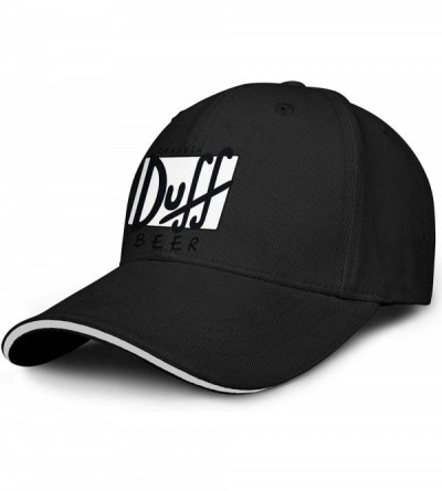 Baseball Caps Duff Beer Logo Womens Baseball Trucker Protection - Duff Beer Logo-37 - CX18X8R8T4Q $19.05