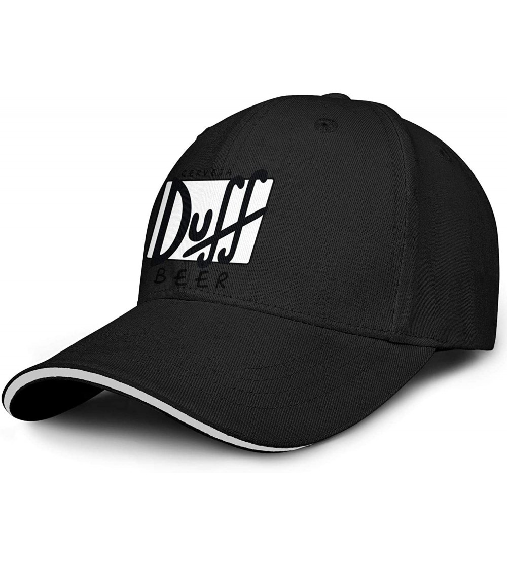 Baseball Caps Duff Beer Logo Womens Baseball Trucker Protection - Duff Beer Logo-37 - CX18X8R8T4Q $19.05