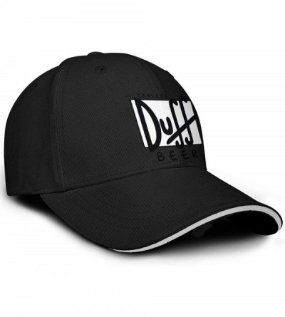 Baseball Caps Duff Beer Logo Womens Baseball Trucker Protection - Duff Beer Logo-37 - CX18X8R8T4Q $19.05