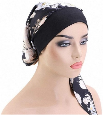 Skullies & Beanies Chemo Cancer Head Scarf Hat Cap Tie Dye Pre-Tied Hair Cover Headscarf Wrap Turban Headwear - CT196OM3EMY $...