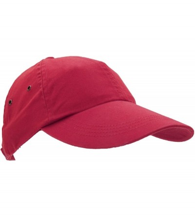 Baseball Caps Solid Low-Profile Twill Cap (156) - Khaki - CR1125TIIIH $9.84
