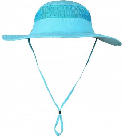 Sun Hats Camping Hat Outdoor Quick-Dry Hat Sun Hat Fishing Cap - Azure2 - C911ZBLXDUT $20.24