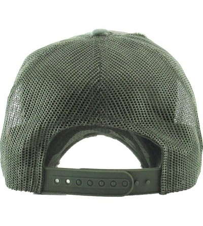 Baseball Caps Women's Adjustable Athletic Trucker Hat Mesh Baseball Cap Dad Hat - Solid Distressed - Camo - CT18EY0EOCA $20.18
