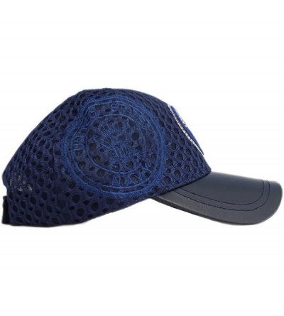 Baseball Caps U.S. Navy Logo Mesh Cap [Adjustable Hat] - CF121DBX2I3 $27.90