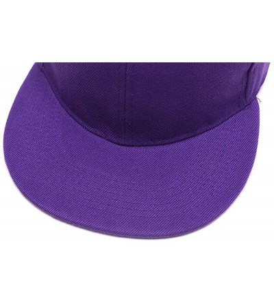 Baseball Caps Snapback Personalized Outdoors Picture Baseball - Purple - CA18I8ZQ3W9 $11.87