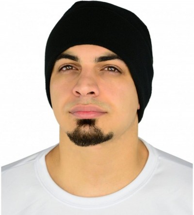 Skullies & Beanies Beanie Hats for Men & Women - Black Watch Cap - Cold Weather Gear - Black/White/Olive - CA12CTY4KHF $15.57