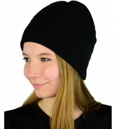 Skullies & Beanies Beanie Hats for Men & Women - Black Watch Cap - Cold Weather Gear - Black/White/Olive - CA12CTY4KHF $15.57