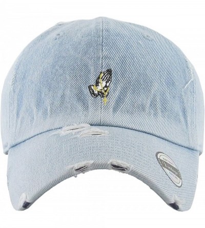 Baseball Caps Praying Hands Rosary Savage Dad Hat Baseball Cap Unconstructed Polo Style Adjustable - CV17AAAC9ME $11.98