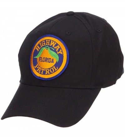 Baseball Caps Florida State Highway Patrol Patched Cap - Black - C7126E0KWV3 $24.17