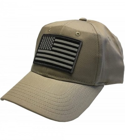 Baseball Caps Flag of The United States of America Adjustable Unisex Adult Hat Cap - Khaki - CK184YU5OWQ $22.19