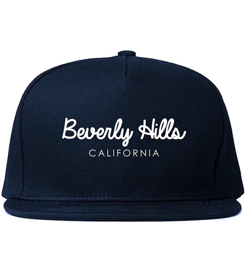 Baseball Caps Beverly Hills California Snapback Hat - Blue - CC18CZKQIYN $18.34