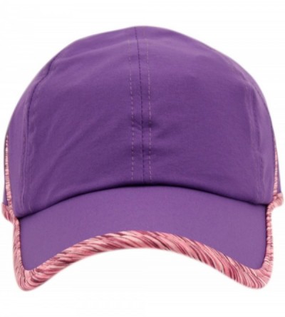 Baseball Caps Ponytail Messy Buns Yoga Ponycaps Plain Baseball Visor Cap Dad Hat - Cp2788lavender - CI18ELI4MUC $13.76