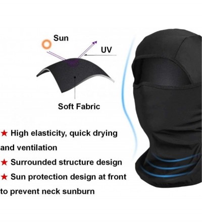 Balaclavas Balaclava Ski Mask - Face Cover for Cold Weather - Gray - CD12NDTRJ7L $11.53