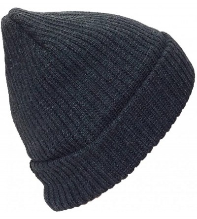 Skullies & Beanies Adult Solid Color Thick W/Fleece Lined Cuffed Beanie (One Size) - Gray - CZ11Q5DBITP $8.28