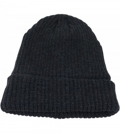 Skullies & Beanies Adult Solid Color Thick W/Fleece Lined Cuffed Beanie (One Size) - Gray - CZ11Q5DBITP $8.28