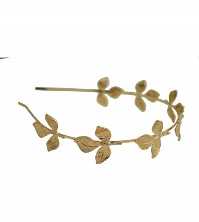 Headbands Greek Goddess Rose Gold Leaf Crown High Fashion Prom Wedding Hairband Women - CJ12OBHB1KU $10.10