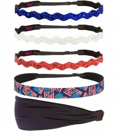 Headbands Cute Fashion Adjustable No Slip Holiday Theme Hairband Headbands for Women Girls & Teens - CQ18730RDDK $17.72