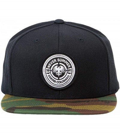 Baseball Caps Bullet Eagle Patch Adjustable Snapback Hat - Black/Camo - CX18HSC9LXN $21.15