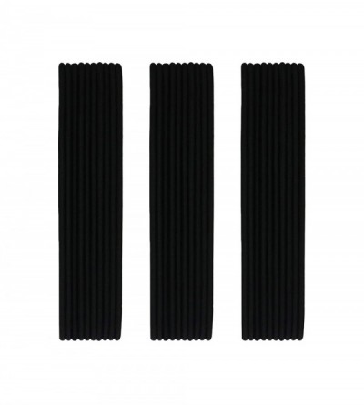 Headbands 30Pcs Thin Elastic Headbands Sweatband for Men and Women No Metal Ouchless Hair Flat Narrow Headwrap - Black - C819...