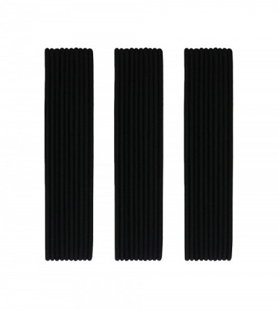 Headbands 30Pcs Thin Elastic Headbands Sweatband for Men and Women No Metal Ouchless Hair Flat Narrow Headwrap - Black - C819...