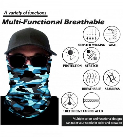 Balaclavas 6 pcs Face Bandanas Neck Gaiters Balaclava- Breathable Reusable Bandana for Cycling Camping Fishing Sports - CL199...