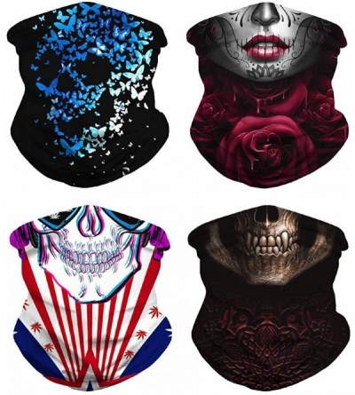 Balaclavas 3D Face Mask Seamless Bandana Unisex Headscarf UV Protection Scarf - Color I - CW199ZGIKQ7 $14.86