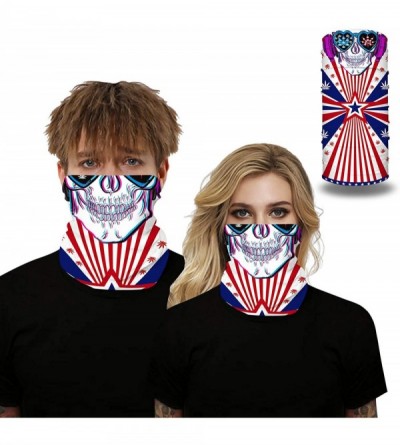 Balaclavas 3D Face Mask Seamless Bandana Unisex Headscarf UV Protection Scarf - Color I - CW199ZGIKQ7 $14.86