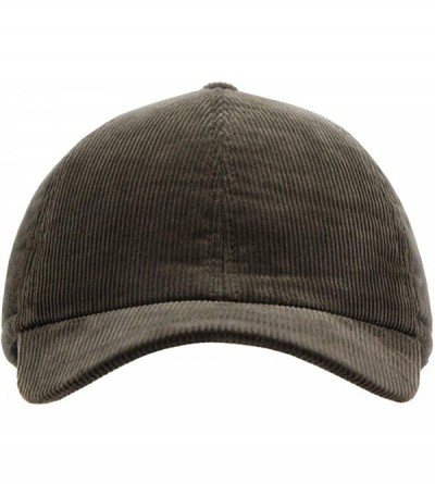 Newsboy Caps Classic Velour Knit/Corduroy Fleece Warmer Flap Billed Newsboy Cap - Olive W/Warmer Flap - CT188AUMUIZ $11.54