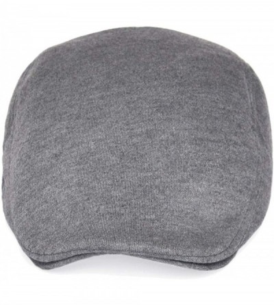 Newsboy Caps Men's Cotton Flat Ivy Gatsby Newsboy Driving Hat Cap - Dark Gray - CB17YCSXYGS $13.37