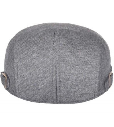 Newsboy Caps Men's Cotton Flat Ivy Gatsby Newsboy Driving Hat Cap - Dark Gray - CB17YCSXYGS $13.37