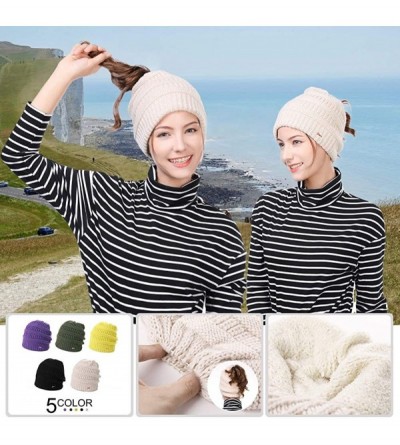 Skullies & Beanies Womens Knit Visor Beanie Newsboy Cap Winter Warm Hat Cold Snow Weather Girl 55-60cm - 99724-beige - CO18II...