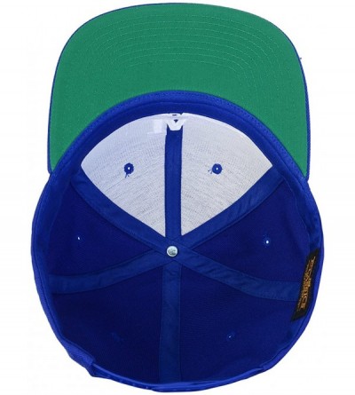 Baseball Caps Floral- Bandana- Animal Skin & Custom Embroidered - Snapbacks - La Ak (Royal/White) - CC11WX1HKTP $31.77