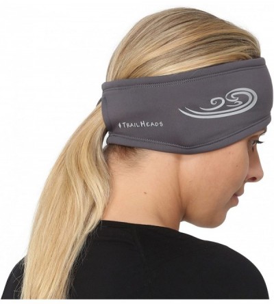 Headbands Women's Ponytail Headband - Moisture Wicking Ear Band - The Power Running Headband - C0110Q0HTQT $14.88