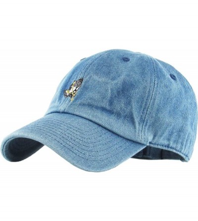 Baseball Caps Praying Hands Rosary Savage Dad Hat Baseball Cap Unconstructed Polo Style Adjustable - CJ185NGATLN $8.68