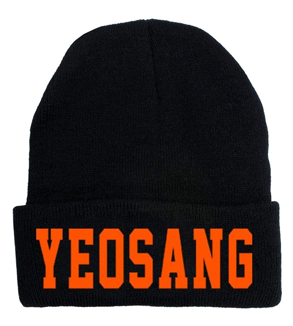 Skullies & Beanies ATEEZ Beanie Hongjoong Jongho Mingi San Seonghwa Wooyoung Yeosang Yunho Beanie Knitted Hat Cap(Yeosang) - ...