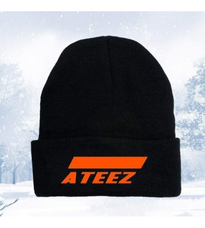 Skullies & Beanies ATEEZ Beanie Hongjoong Jongho Mingi San Seonghwa Wooyoung Yeosang Yunho Beanie Knitted Hat Cap(Yeosang) - ...