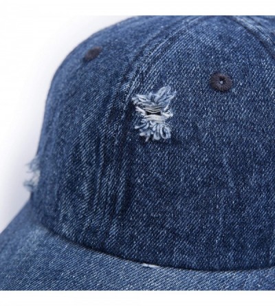 Baseball Caps Base Ball Cap for Women and Men Kids - Blue Blue Jean - C318Y64QUGX $10.83