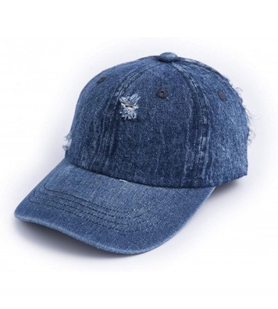 Baseball Caps Base Ball Cap for Women and Men Kids - Blue Blue Jean - C318Y64QUGX $10.83