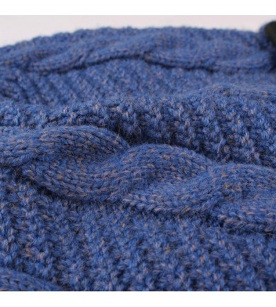 Skullies & Beanies Beanie for Men Women Winter Hat Cable Knit Beanies Mens Fleece Skull Hats Black Caps - Blue - CS18Y0LZWK5 ...