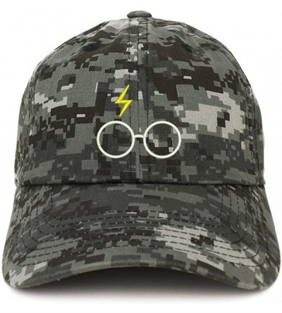 Baseball Caps Harry Glasses Embroidered Soft Cotton Adjustable Cap Dad Hat - Digital Night Camo - CB18KDMMZ9I $33.94
