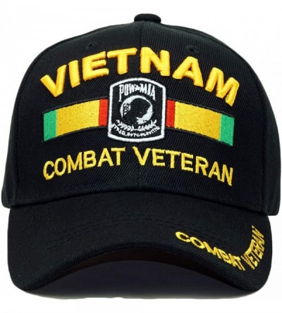 Baseball Caps U.S. Military Vietnam Veteran Official Licensed Embroidery Hat Army Veteran Baseball Cap - CV18OSLYA7S $20.24