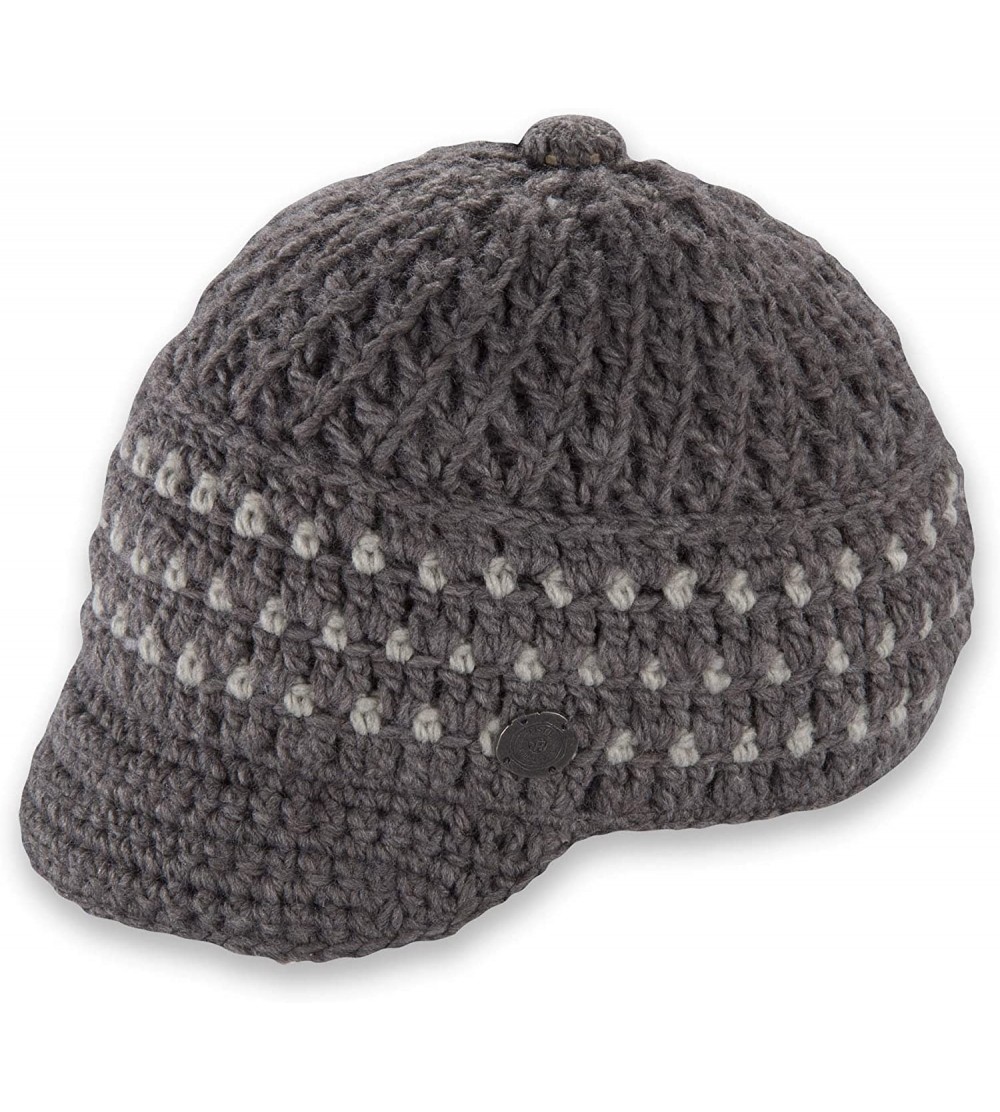 Skullies & Beanies Women's Ollie Knit Brim Beanie - Cinder - CU188QDDM3Y $22.46