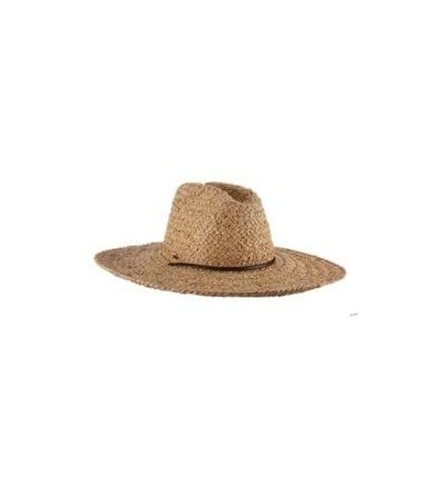 Sun Hats Men's Raffia Lifeguard with Cord - Natural - CI1287VGN29 $33.95