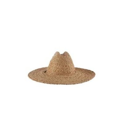 Sun Hats Men's Raffia Lifeguard with Cord - Natural - CI1287VGN29 $33.95